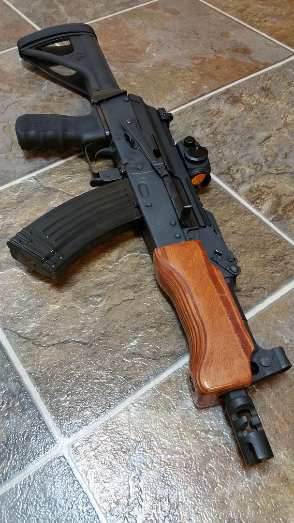 Stained Mini Draco handguard AK Rifles